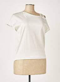 Top manches courtes manches courtes gris FABIANA FILIPPI femme