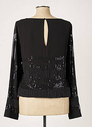 Blouse col rond manches longues noir PATRIZIA PEPE femme