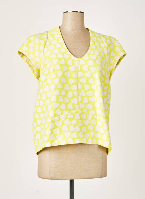 Blouse manches courtes manches courtes jaune PAUL & JOE SISTER femme