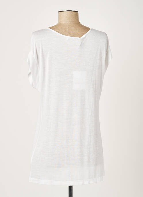 Tunique manches courtes blanc ALLUDE pour femme