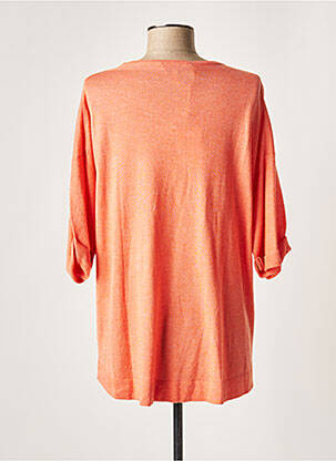 Pull coupe droite manches 3/4 orange PAUL & JOE SISTER femme