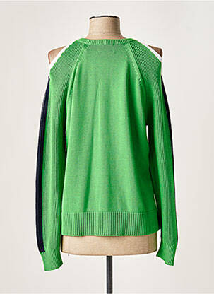 Pull coupe droite manches longues vert ICEBERG femme