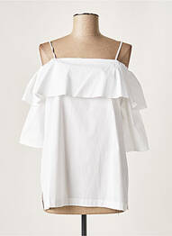 Blouse fines bretelles blanc SET femme