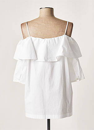 Blouse fines bretelles blanc SET femme