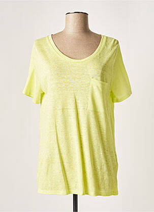 T-shirt coupe droite manches courtes vert ALLUDE femme