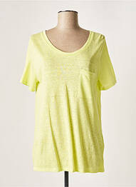 T-shirt coupe droite manches courtes vert ALLUDE femme