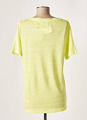 T-shirt coupe droite manches courtes vert ALLUDE femme