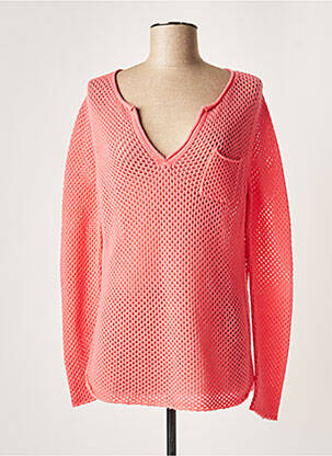 Pull rose ALLUDE pour femme