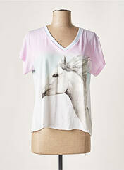 T-shirt rose WILDFOX pour femme seconde vue