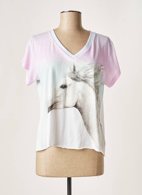 T-shirt rose WILDFOX pour femme
