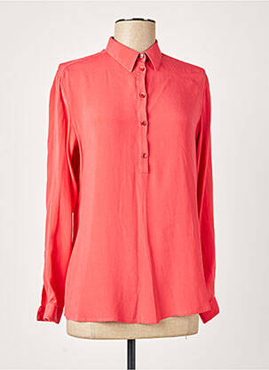 Chemisier coupe cintrée manches longues rouge HER SHIRT femme
