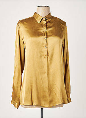 Chemisier coupe cintrée manches longues vert HER SHIRT femme
