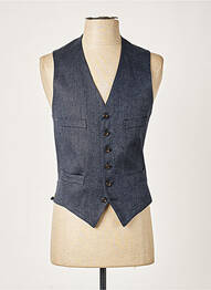 Gilet sans manche tissage chiné bleu RALPH LAUREN homme