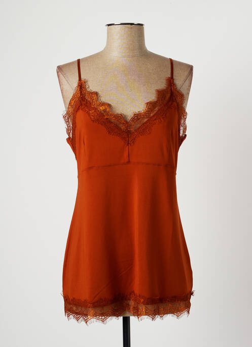 Top marron SET pour femme