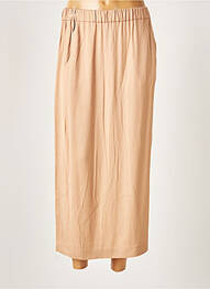 Jupe longue coupe droite beige FABIANA FILIPPI femme