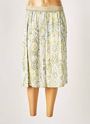 Jupe mi-longue taille normale vert SCHNEIDERS femme