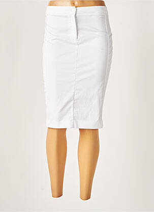 Jupe mi-longue stretch blanc CERRUTI 1881 femme