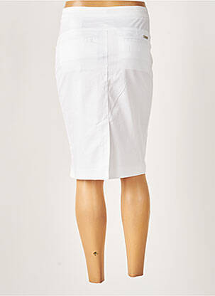 Jupe mi-longue stretch blanc CERRUTI 1881 femme