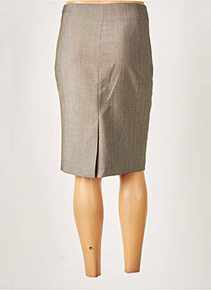 Jupe mi-longue fermeture zip latéral beige PAUL SMITH femme