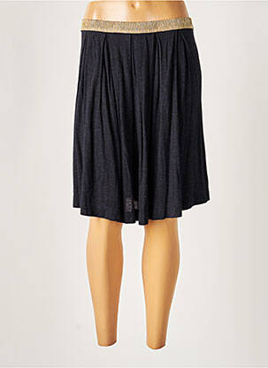 Jupe mi-longue stretch bleu HARTFORD femme