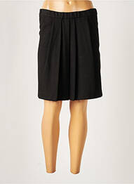 Jupe mi-longue doublure textile noir HARTFORD femme