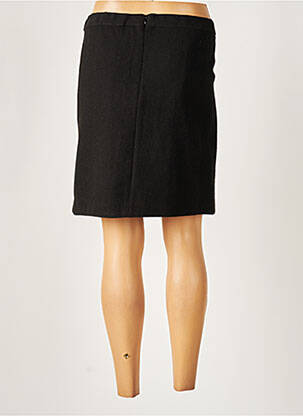 Jupe mi-longue coupe droite noir HARTFORD femme