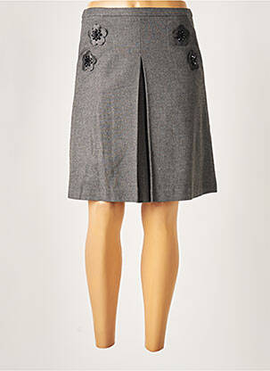 Jupe mi-longue taille à pinces gris MARINA YACHTING femme