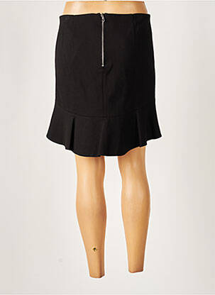 Jupe courte coupe évasée noir SET femme