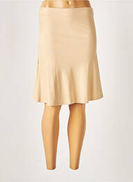 Jupe mi-longue stretch beige PATRIZIA PEPE femme