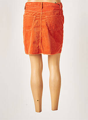Jupe courte poches orange ACQUAVERDE femme