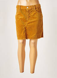 Jupe courte poches jaune ACQUAVERDE femme