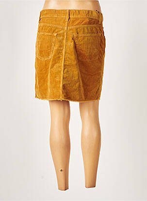 Jupe courte poches jaune ACQUAVERDE femme