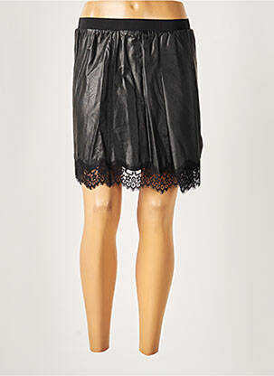 Jupe courte coupe droite noir PATRIZIA PEPE femme