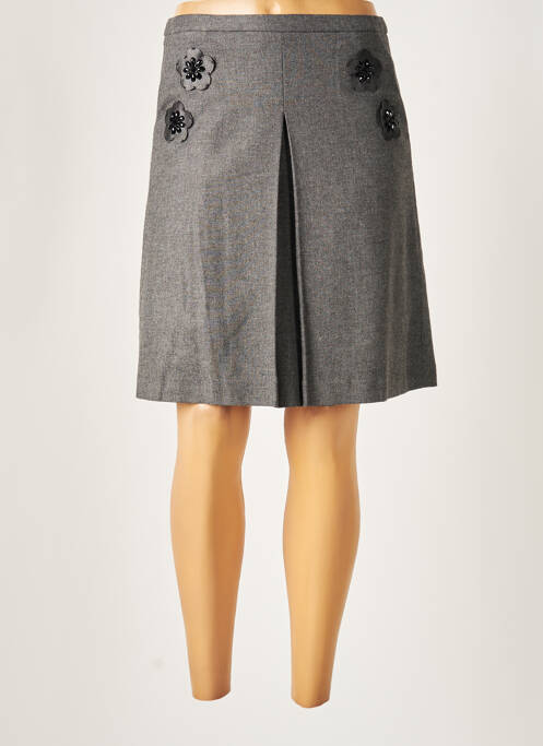 Jupe mi-longue taille à pinces gris MARINA YACHTING femme