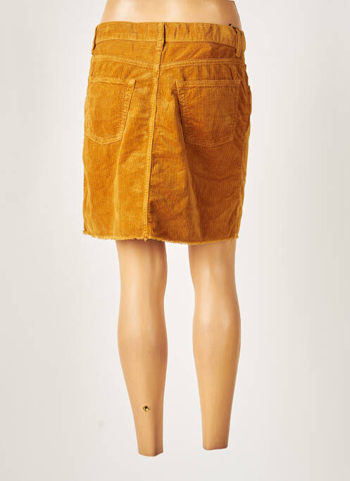 Jupe courte poches jaune ACQUAVERDE femme