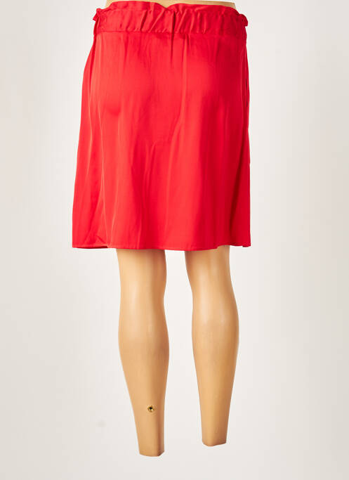 Jupe courte rouge ALLUDE femme