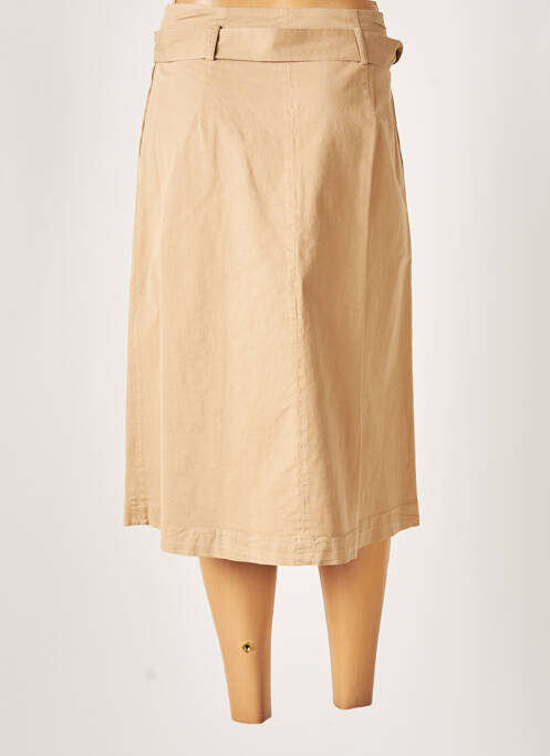 Jupe mi-longue beige PESERICO pour femme