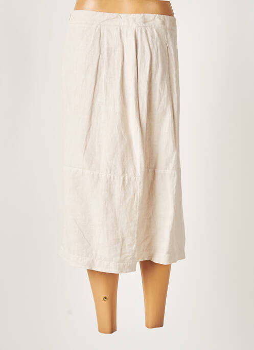 Jupe mi-longue beige PESERICO pour femme