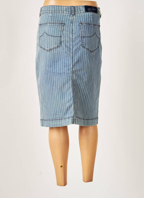 Jupe mi-longue bleu JACOB COHEN femme