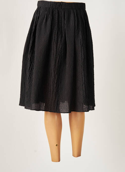 Jupe mi-longue noir PAULE KA pour femme