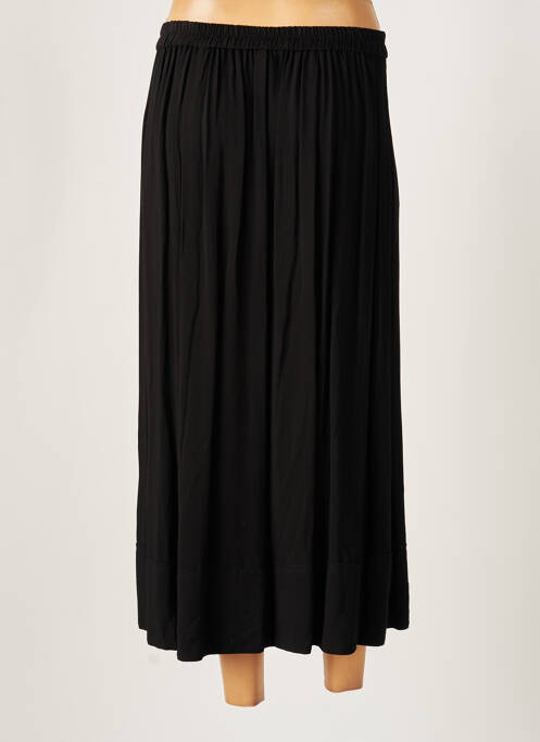 Jupe mi-longue noir ZYGA pour femme