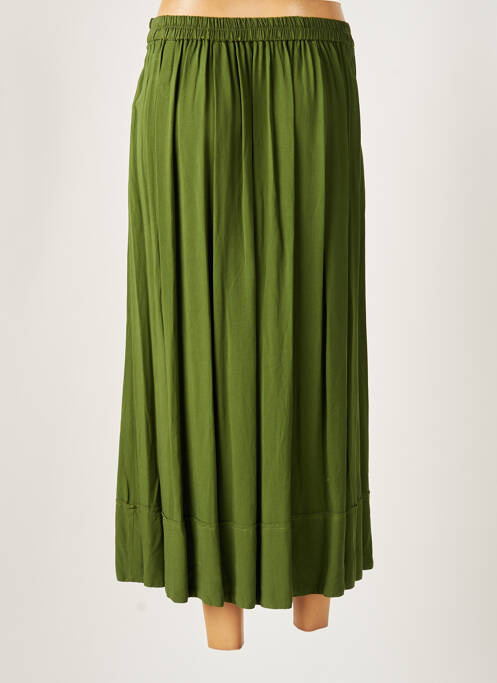 Jupe mi-longue vert ZYGA pour femme