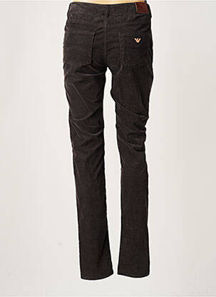 Pantalon slim broderie rivets taille normale noir ARMANI femme