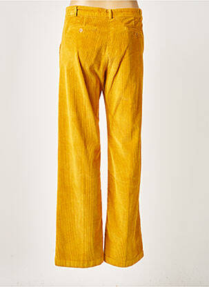 Pantalon large fermeture zippée sous rabat boutonné taille normale jaune HARTFORD femme