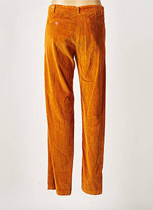 Pantalon large fermeture zippée sous rabat boutonné taille normale marron HARTFORD femme