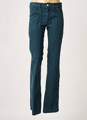 Pantalon flare stretch taille normale bleu ACQUAVERDE femme