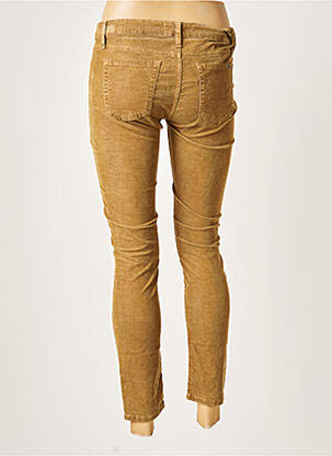 Pantalon 7/8 stretch taille basse beige ACQUAVERDE femme