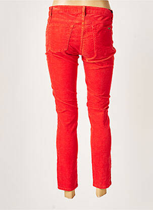 Pantalon 7/8 stretch taille basse rouge ACQUAVERDE femme