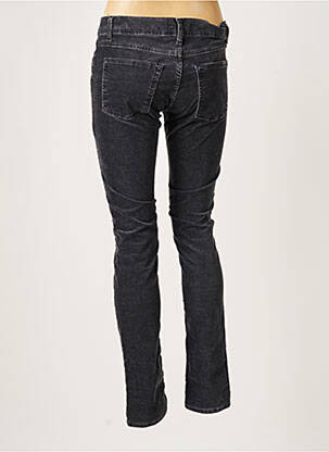 Pantalon slim broderie rivets taille normale gris ACQUAVERDE femme