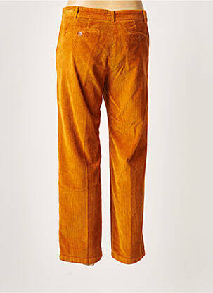 Pantalon chino fermeture zippée sous rabat boutonné taille normale marron HARTFORD femme